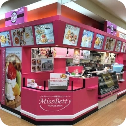 ワッフル店の施工事例