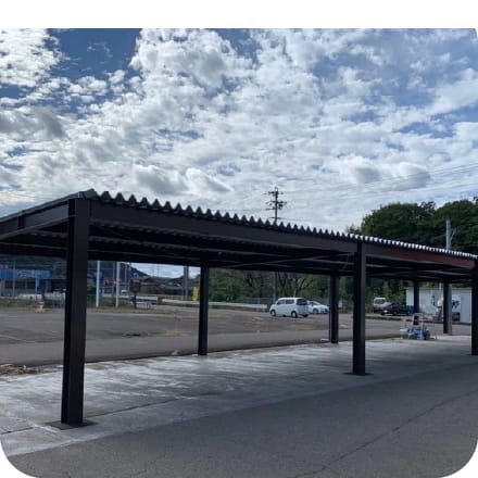 車両展示場の施工事例